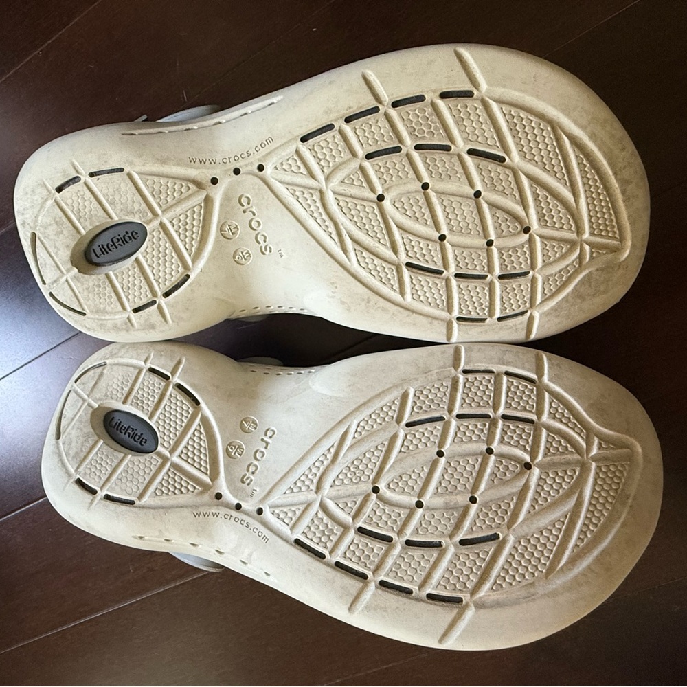 CROCS Shoes - 2 pair, one Black and one Gray - Picture 13 of 15